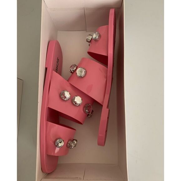 Schutz Lizzie Embellished Slide Sandals - Picture 9 of 12